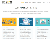 Tablet Screenshot of diygeeks.org